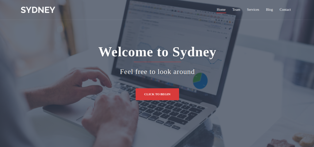 Sydney Free WordPress Theme - Innovware